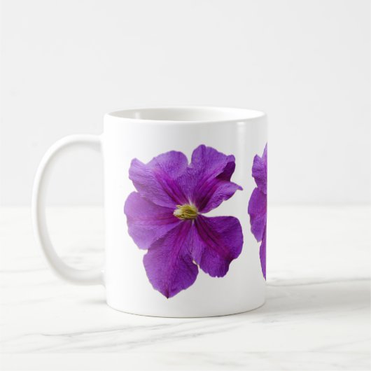 Paarse Clematis Mok (Links)