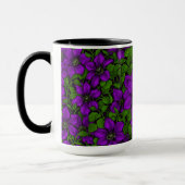 Paarse Clematis Mok (Links)