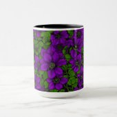 Paarse Clematis Mok (Midden)