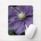 Paarse Clematis Mousepad Muismat (Met muis)
