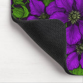 Paarse Clematis Muismat (Hoek)