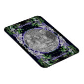 Paarse clematis op hek Lijst Voeg je foto toe Magneet (Rechterzijde)