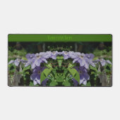 Paarse Clematis op persoonlijke titel Bureaumat (Voorkant)