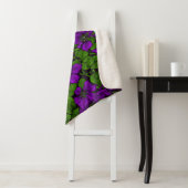 Paarse Clematis Sherpa Deken (In situ)