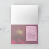 Paarse Clematis Sympathie Kaart (Binnen)