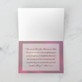 Paarse Clematis-sympathiekaart Kaart (Binnen)