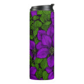 Paarse Clematis Thermosbeker (Gedraaid links)