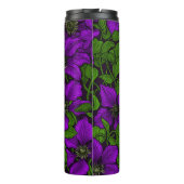 Paarse Clematis Thermosbeker (Achterkant)
