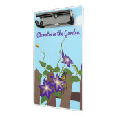 Paarse Clematis wijnstok in de tuin Mini Klembord (Angled2)