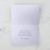 Paarse clematissen - de kaart van de Sympathie (Binnen)