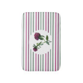 Paarse Clover Bath Mat (Voorkant Verticaal)