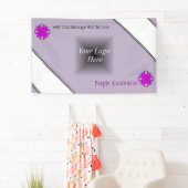 Paarse Clover Ribbon door Kenneth Yoncich Spandoek (Insitu)