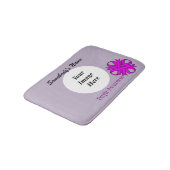Paarse Clover Ribbon Tmpl van Kenneth Yoncich Badmat (Gekanteld)