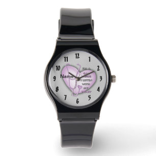 Paarse CNA Nurse Watch Horloge
