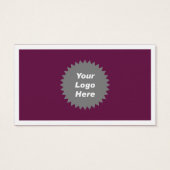 Paarse cocktail Corporate Event drink ticket Visitekaartje (Achterkant)