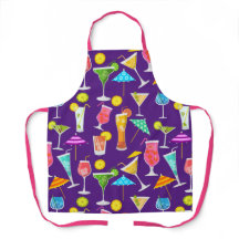 Paarse cocktail happy hour bar