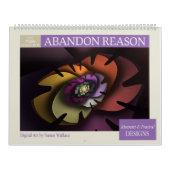 Paarse Collectie Abstracte fractals 2026 Kalender (Hoes)