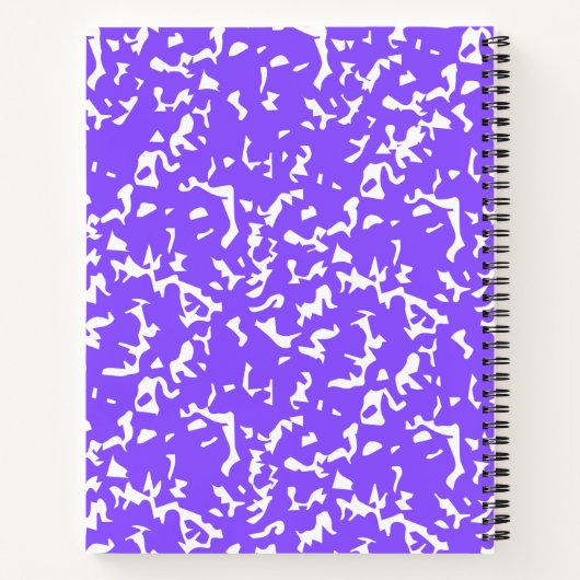 paarse compositie spiraal notitieboek (Achterkant)