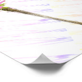 Paarse Coneflower Photo Poster (Hoek)