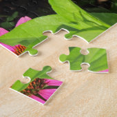 Paarse Coneflowers, Bute Park, Cardiff, Wales Legpuzzel (Zijkant)