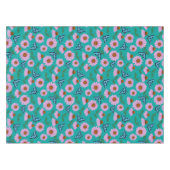 Paarse coneflowers en vlindermotief tafelkleed (Voorkant (Horizontaal))