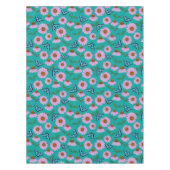 Paarse coneflowers en vlindermotief tafelkleed (Voorkant)