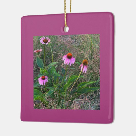 Paarse Coneflowers Ornament (Links)