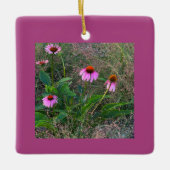 Paarse Coneflowers Ornament (Voorkant)