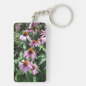 Paarse Coneflowers Sleutelhanger (achterkant)