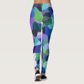 Paarse Confetti Blues Leggings (Achterkant)