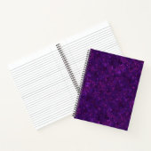 Paarse confetti notitieboek (Binnen)