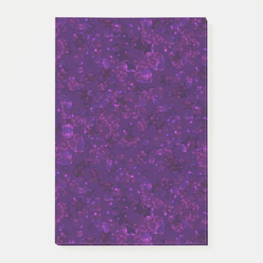 Paarse confetti post-it® notes (Voorkant)