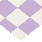 Paarse controle, Checkerboard Patroon, Gecontrolee Korte Tafelloper (Hoek)