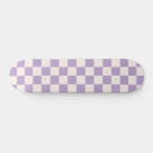 Paarse controle, Checkerboard Patroon, Gecontrolee Persoonlijk Skateboard (Horizontaal)