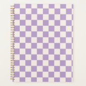 Paarse controle, Checkerboard Patroon, Gecontrolee Planner (Voorkant)