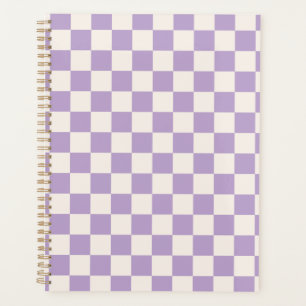 Paarse controle, Checkerboard Patroon, Gecontrolee Planner