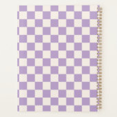 Paarse controle, Checkerboard Patroon, Gecontrolee Planner (Achterkant)