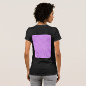 Paarse controleurs t-shirt (Achterkant volledig)