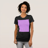 Paarse controleurs t-shirt (Voorkant volledig)