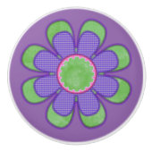 Paarse controleventilator keramische knop (Voorkant)