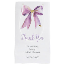 Paarse Coquette Strik Bruidsdouche Klein Cadeauzakje