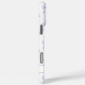 Paarse Coquette Strikken Gestreepte Monogram Case-Mate iPhone Case (Achterkant / Rechts)