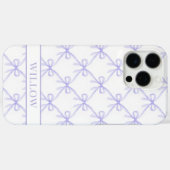Paarse Coquette Watercolor Strikken Case-Mate iPhone Case (Achterkant (horizontaal))