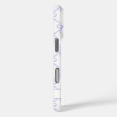 Paarse Coquette Watercolor Strikken Case-Mate iPhone Case (Achterkant / Rechts)