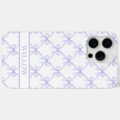 Paarse Coquette Watercolor Strikken Case-Mate iPhone Case (Achterkant (horizontaal))
