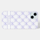 Paarse Coquette Waterverf Strikken Case-Mate iPhone Case (Achterkant (horizontaal))