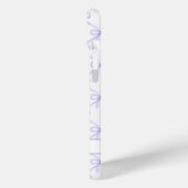 Paarse Coquette Waterverf Strikken Case-Mate iPhone Case (Achterkant / Links)