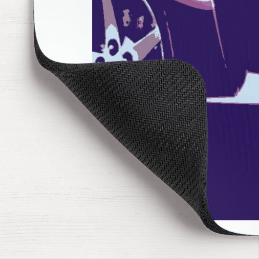 Paarse Corvettes Muismat (Hoek)