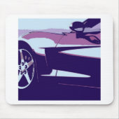 Paarse Corvettes Muismat (Voorkant)