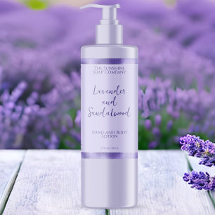 Paarse cosmeticabottiketiket met paarse folie sparkling wijnetiket